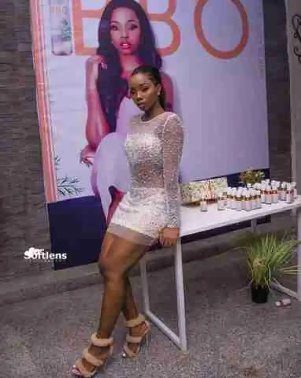 Bambam Sultry In See-Through White Dress (Photo)